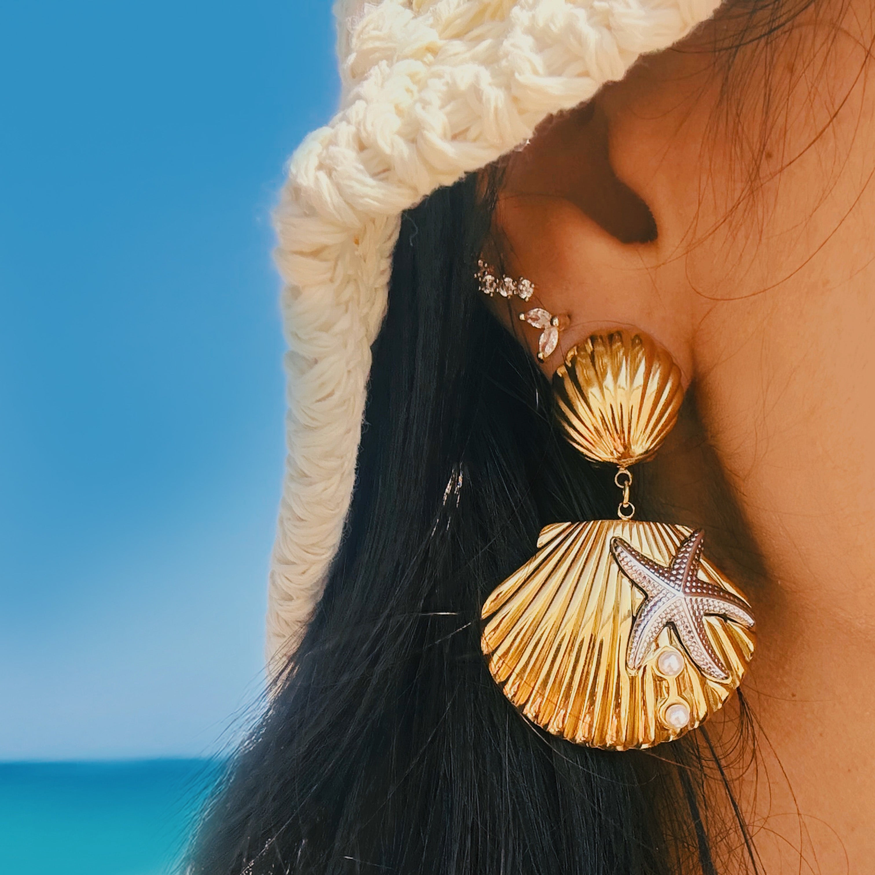 Ocean Fever Dangling Earrings