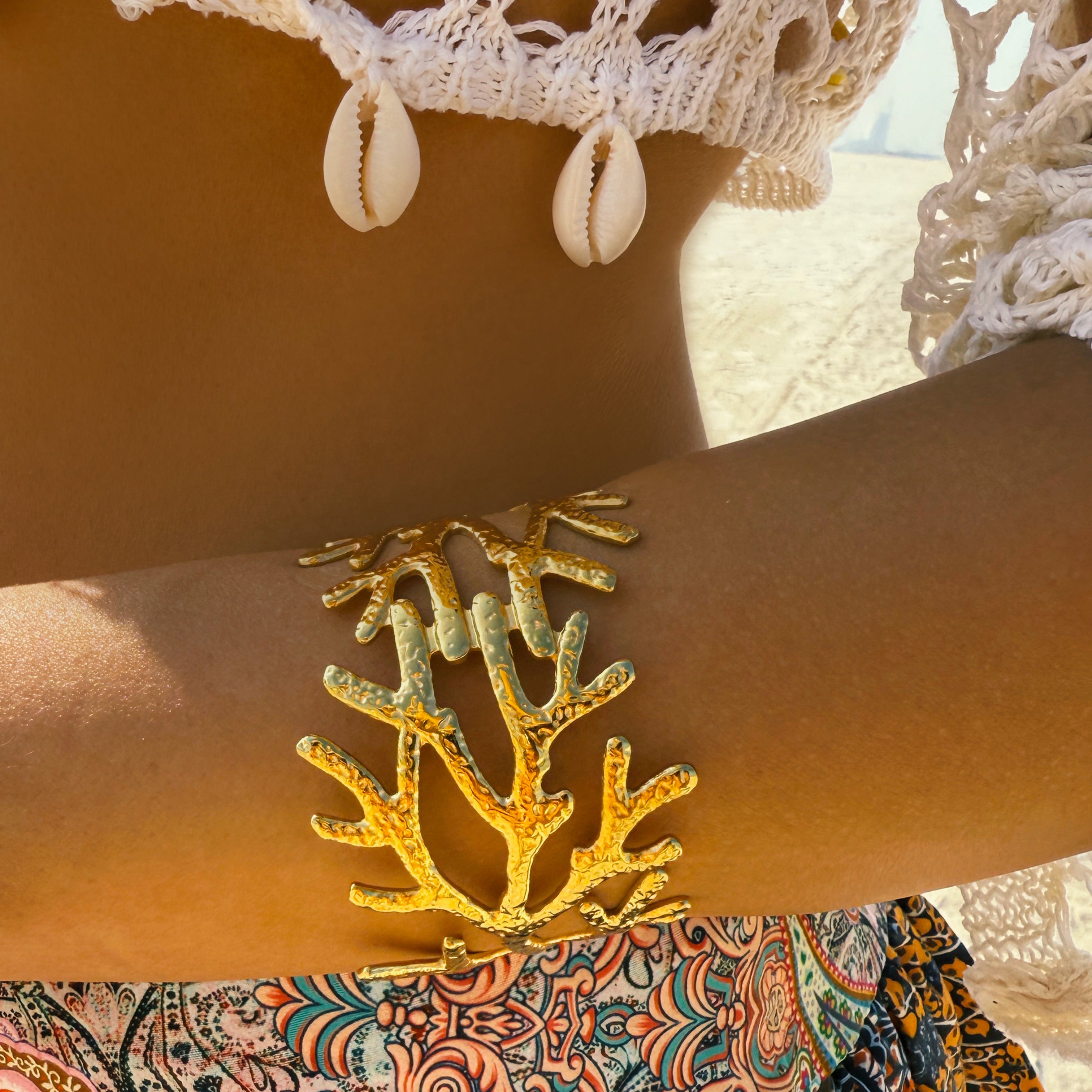 Coral Queen Cuff